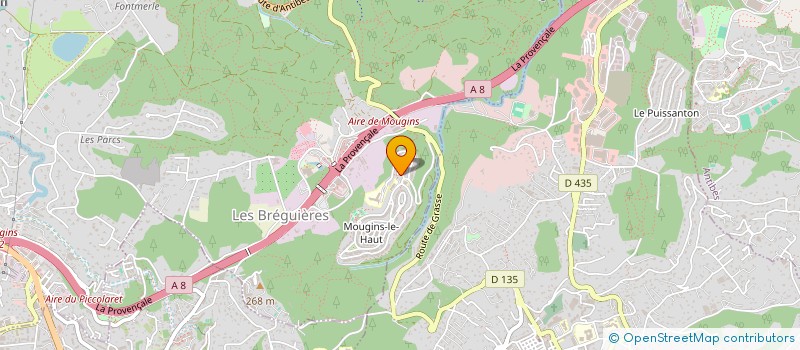 localisation de l'entreprise MADAME AURORE PIONZO à MOUGINS