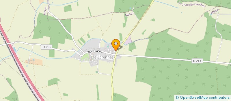 localisation de l'entreprise MADAME AURORE PIOT  LES ECRENNES