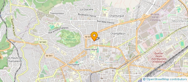 localisation de l'entreprise MADAME AURORE PIRON à CLERMONT-FERRAND