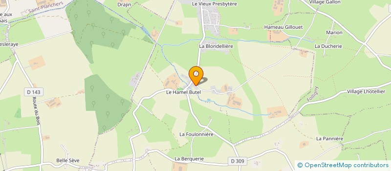 localisation de l'entreprise MADAME AURORE PIROU  SAINT-JEAN-DES-CHAMPS