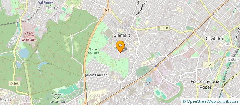 localisation de l'entreprise MADAME AURORE PITARD à CLAMART