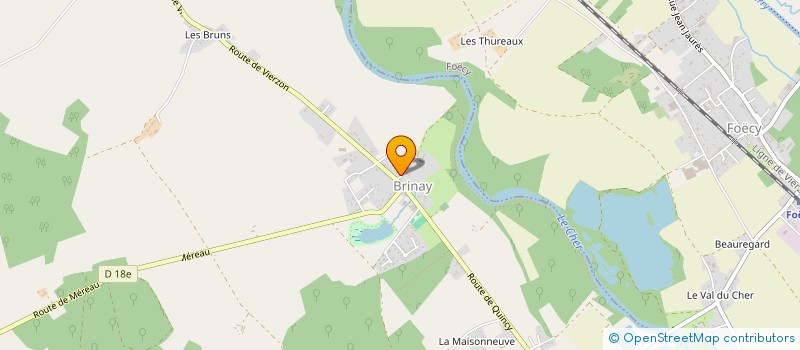 localisation de l'entreprise MADAME AURORE PLACAIS  PREUILLY