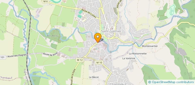 localisation de l'entreprise MADAME AURORE PLAY  SAINT-GALMIER