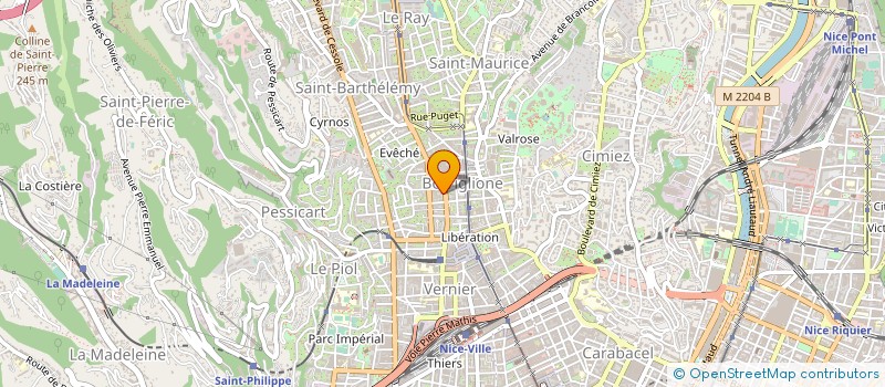 localisation de l'entreprise MADAME AURORE POGLIANO à NICE
