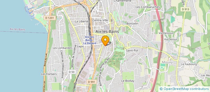 localisation de l'entreprise MADAME AURORE PORCHEUR  AIX-LES-BAINS