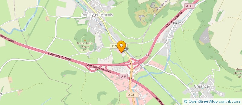 localisation de l'entreprise MADAME AURORE PORTEAU  POUILLY-EN-AUXOIS