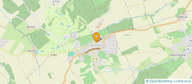 localisation de l'entreprise MADAME AURORE PORTMANN  FOLGENSBOURG