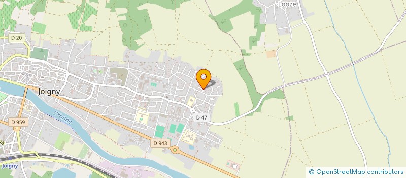 localisation de l'entreprise MADAME AURORE PRATS à JOIGNY