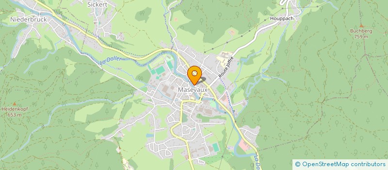 localisation de l'entreprise MADAME AURORE PRAX à MASEVAUX-NIEDERBRUCK