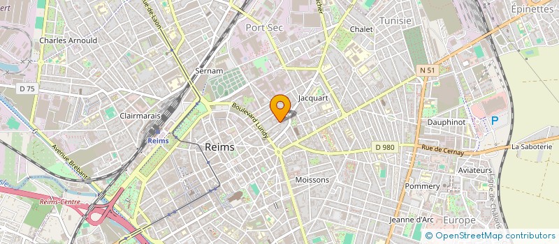 localisation de l'entreprise MADAME AURORE PRIOLET  REIMS