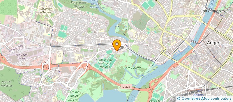 localisation de l'entreprise MADAME AURORE PROVOST à ANGERS