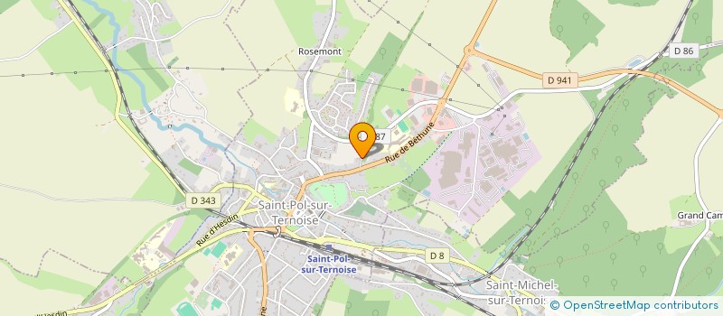 localisation de l'entreprise MADAME AURORE PRUVOT  SAINT-POL-SUR-TERNOISE