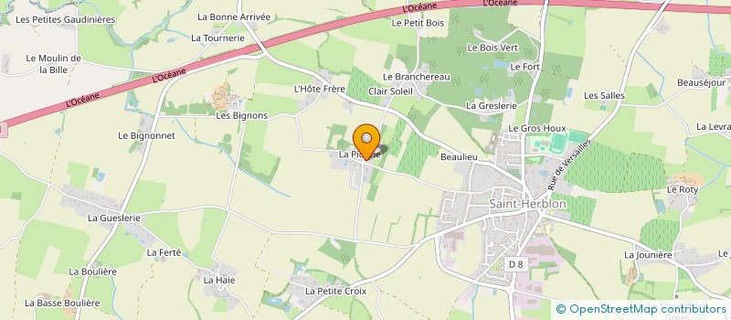 localisation de l'entreprise MADAME AURORE PUAUD à VAIR-SUR-LOIRE