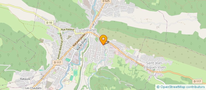 localisation de l'entreprise MADAME AURORE PUGEAUT à LAVELANET