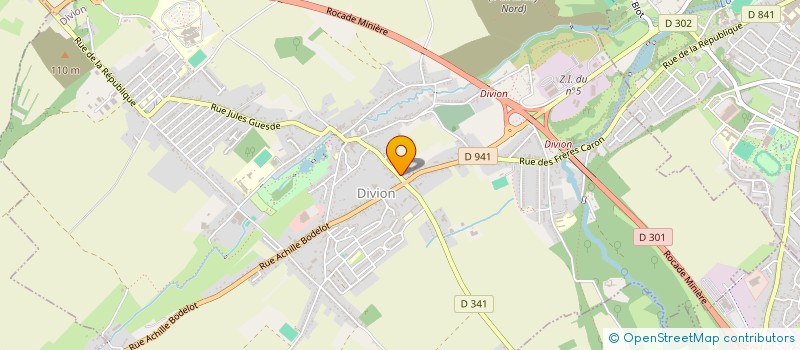 localisation de l'entreprise MADAME AURORE QUENON  DIVION