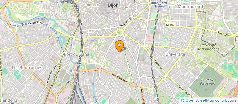 localisation de l'entreprise MADAME AURORE RABUT à DIJON