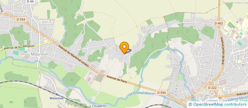 localisation de l'entreprise MADAME AURORE RATEAU  MOUROUX