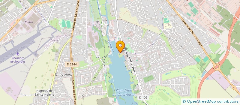 localisation de l'entreprise MADAME AURORE RAUMAIN  BOURGES