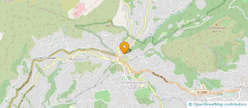 localisation de l'entreprise MADAME AURORE REMOND à CHATEAUNEUF-GRASSE