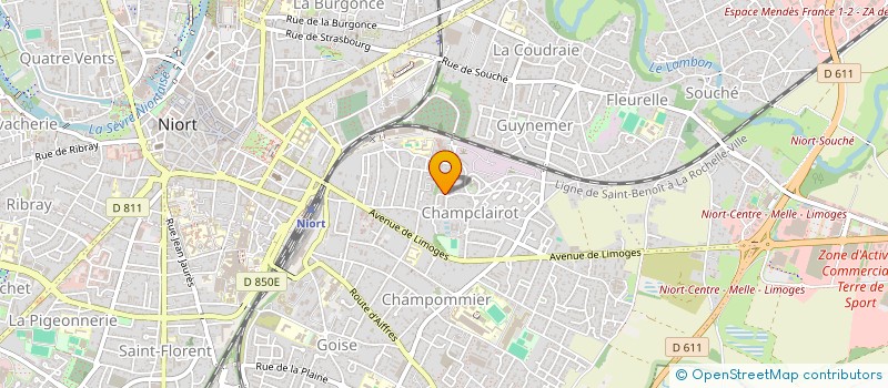 localisation de l'entreprise MADAME AURORE RIBOLI à NIORT