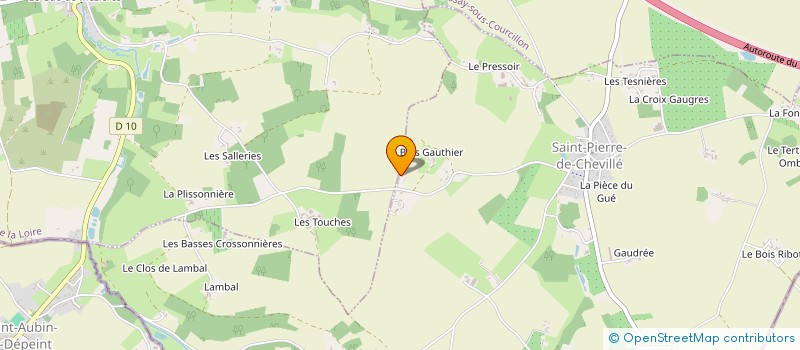 localisation de l'entreprise MADAME AURORE RICHARD  SAINT PIERRE DE CHEVILLE