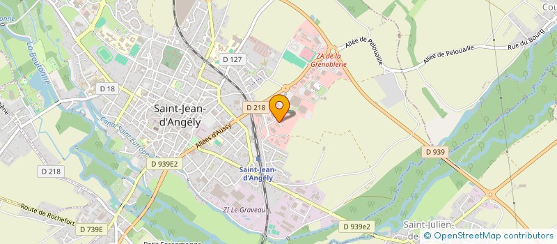 localisation de l'entreprise MADAME AURORE RICHARD  SAINT-JEAN-D'ANGELY