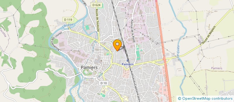 localisation de l'entreprise MADAME AURORE RICHET à PAMIERS