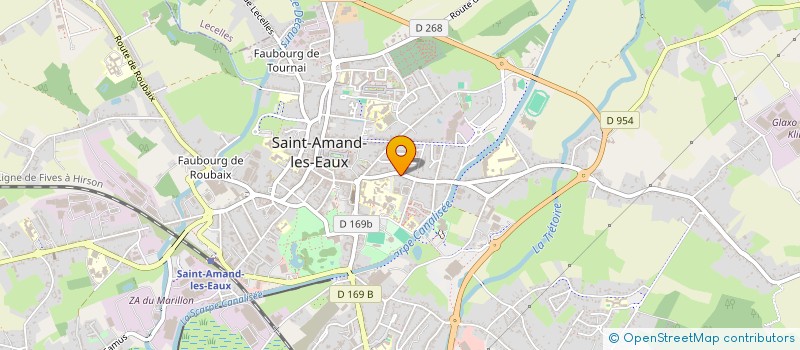 localisation de l'entreprise MADAME AURORE RICQ  SAINT-AMAND-LES-EAUX