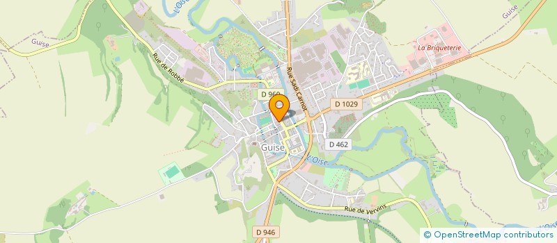 localisation de l'entreprise MADAME AURORE RICQUEBOURG à GUISE
