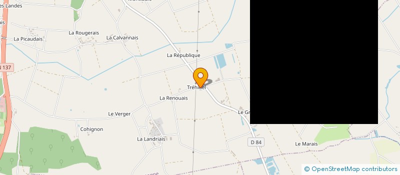 localisation de l'entreprise MADAME AURORE RIGAUD  BAIN-DE-BRETAGNE