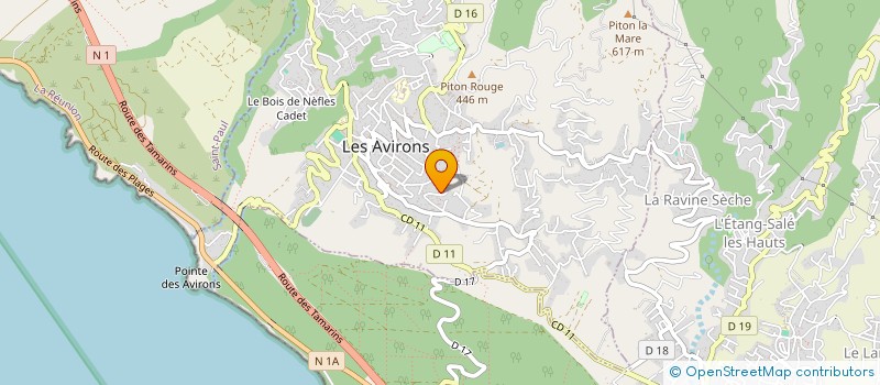 localisation de l'entreprise MADAME AURORE RIPE  LES AVIRONS