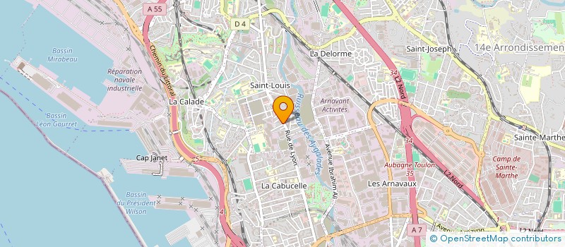 localisation de l'entreprise MADAME AURORE RIVIERE à MARSEILLE