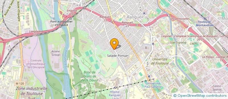 localisation de l'entreprise MADAME AURORE RODRIGUEZ  TOULOUSE