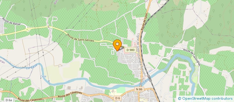 localisation de l'entreprise MADAME AURORE ROTHON-GASC  BAGNOLS-SUR-CEZE