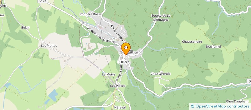 localisation de l'entreprise MADAME AURORE ROUGERON  CHATELDON