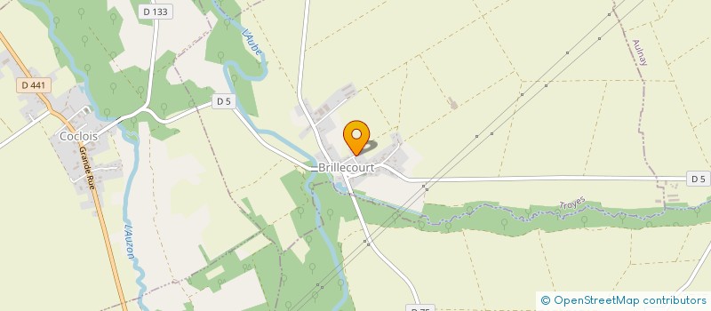 localisation de l'entreprise MADAME AURORE ROUSSEL à BRILLECOURT