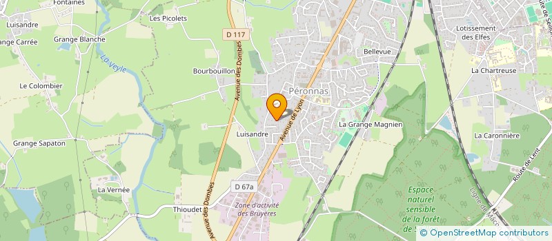 localisation de l'entreprise MADAME AURORE ROUX à PERONNAS