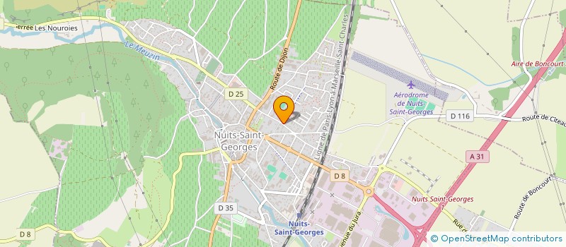 localisation de l'entreprise MADAME AURORE ROY à NUITS-SAINT-GEORGES
