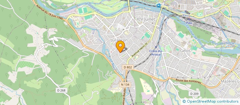 localisation de l'entreprise MADAME AURORE SADAUNE à JURANCON