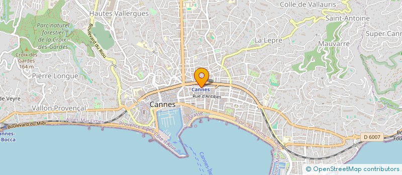 localisation de l'entreprise MADAME AURORE SAGET  CANNES