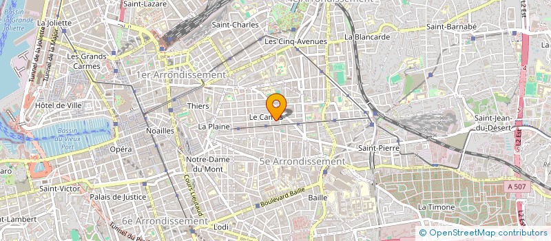 localisation de l'entreprise MADAME AURORE SAINT MAURICE à MARSEILLE