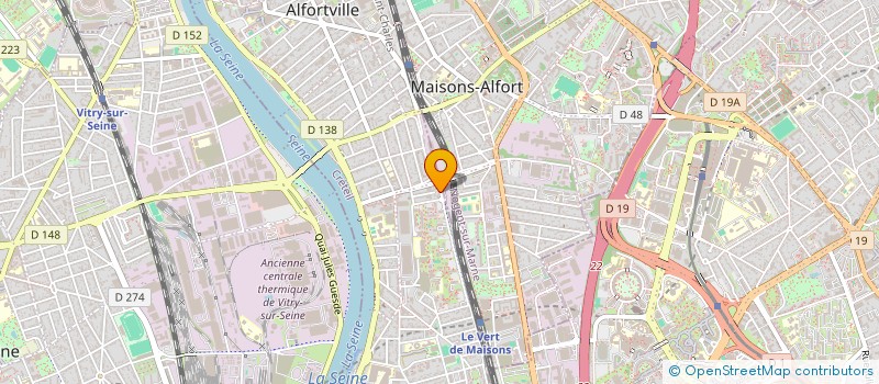 localisation de l'entreprise MADAME AURORE SALAVERT à ALFORTVILLE