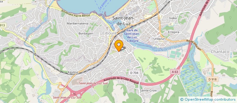 localisation de l'entreprise MADAME AURORE SANCHEZ  CIBOURE