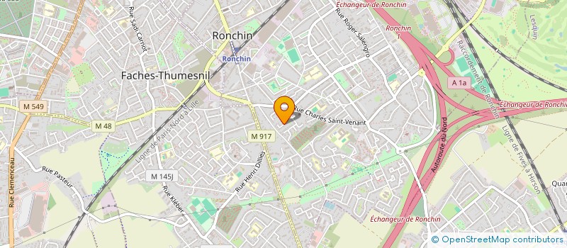 localisation de l'entreprise MADAME AURORE SANSEN  RONCHIN