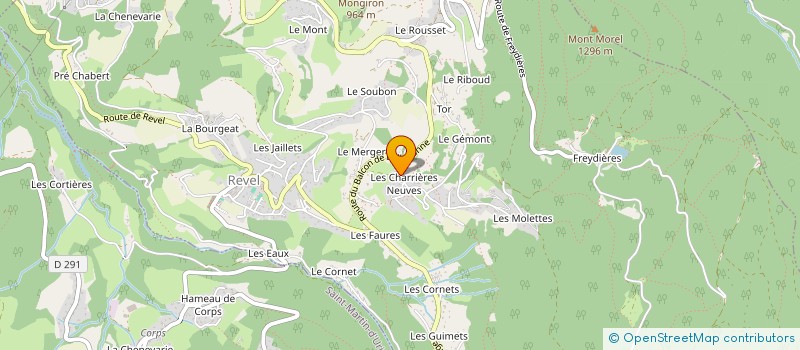 localisation de l'entreprise MADAME AURORE SAPALY  REVEL