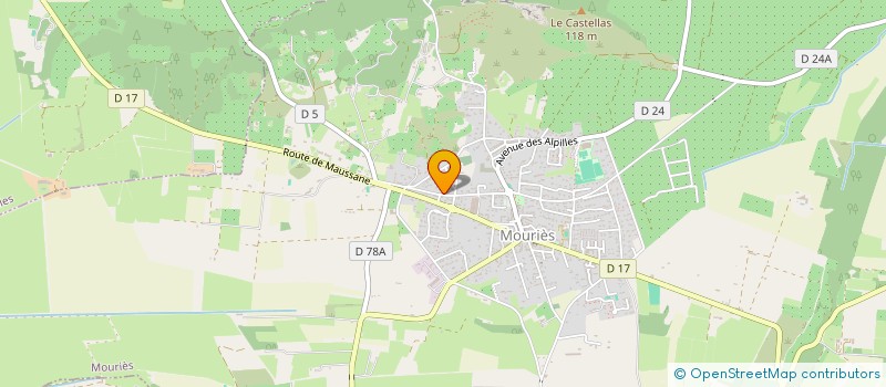 localisation de l'entreprise MADAME AURORE SAT  MOURIES