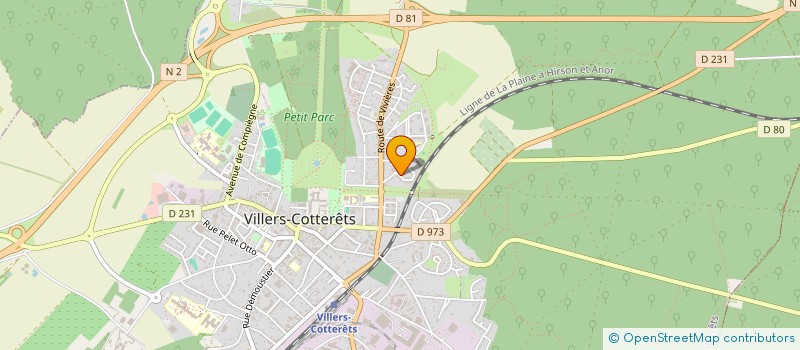 localisation de l'entreprise MADAME AURORE SAUVANET à VILLERS-COTTERETS