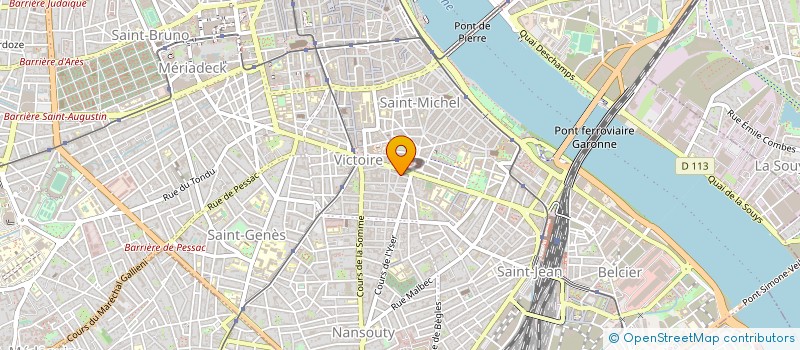 localisation de l'entreprise MADAME AURORE SAUVIGNON à BORDEAUX