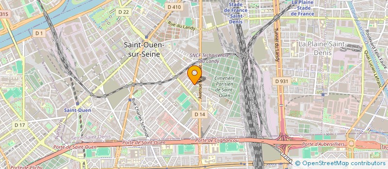 localisation de l'entreprise MADAME AURORE SAVARIAU à SAINT-OUEN-SUR-SEINE