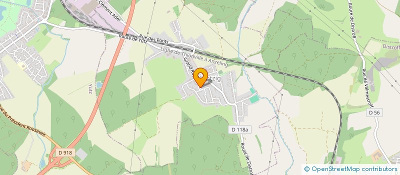 localisation de l'entreprise MADAME AURORE SCHANEN  KUNTZIG